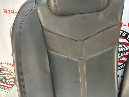 2017 Chevy SS Sedan Rear Seats Black Leather Alcantara Suede OEM