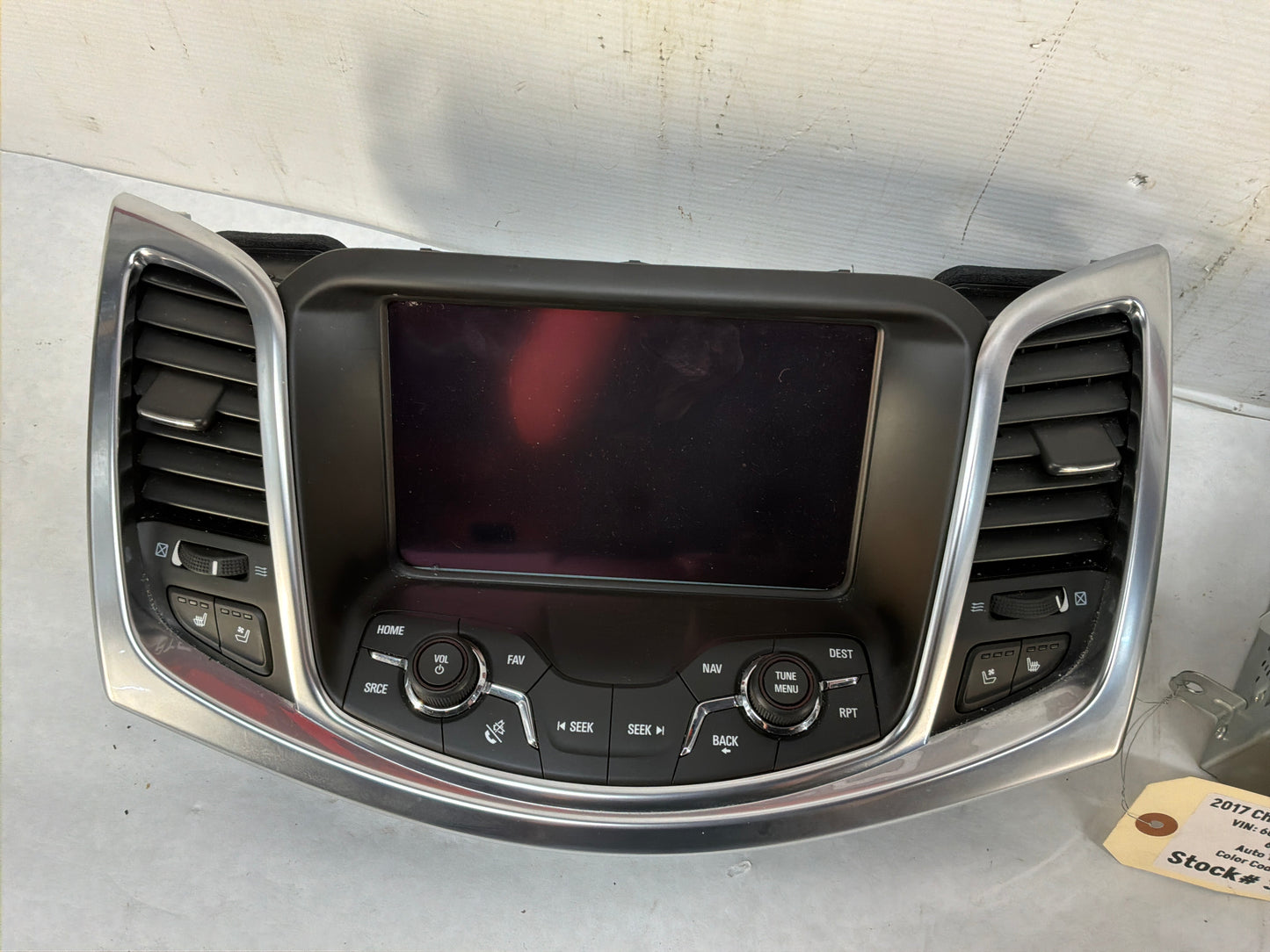 2017 Chevy SS Sedan Navigation Display Radio CD Player Face Plate Screen Receiver OEM