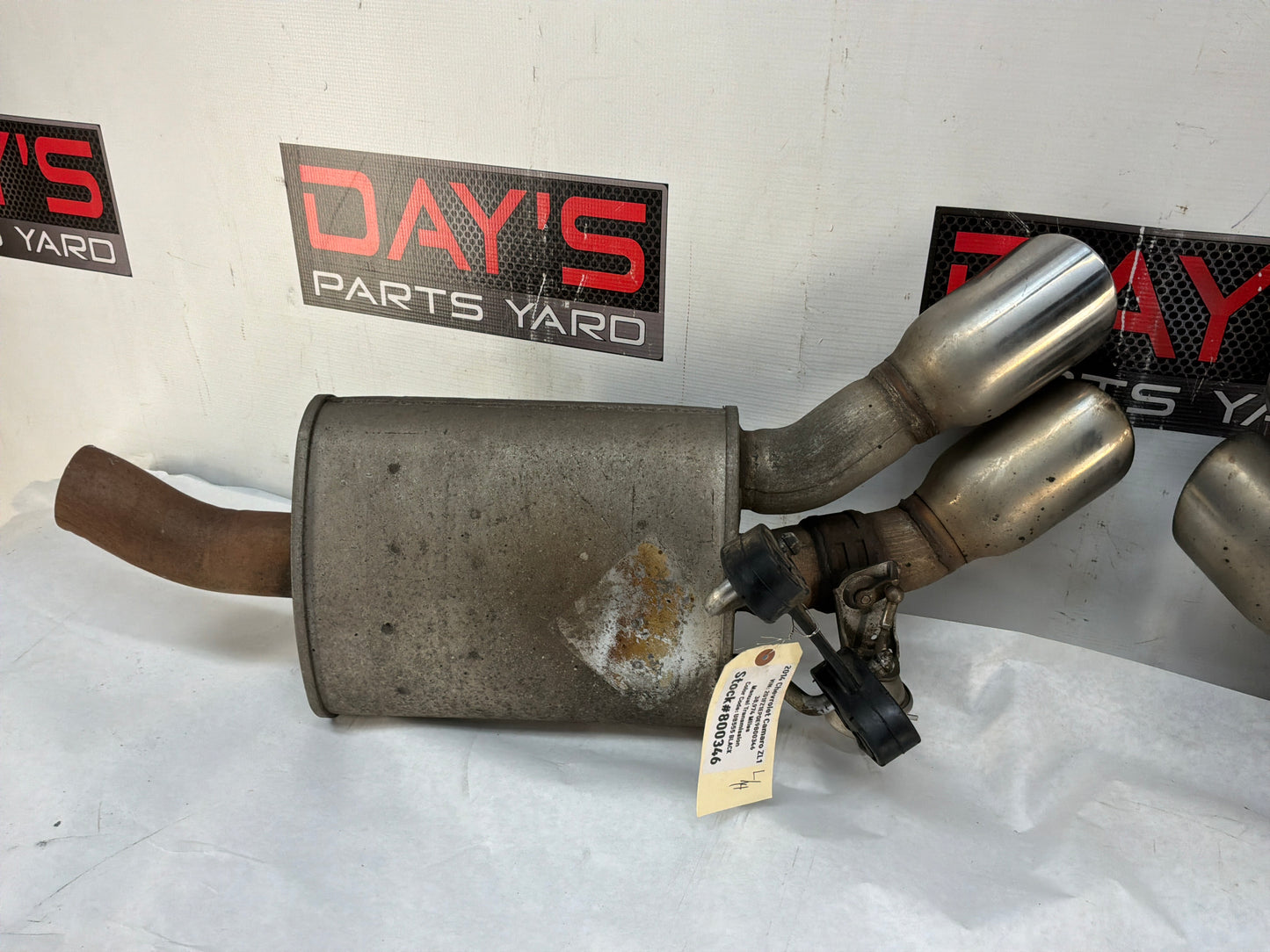 2014 Chevy Camaro ZL1 Factory OEM NPP Bi Mode Exhaust Mufflers OEM