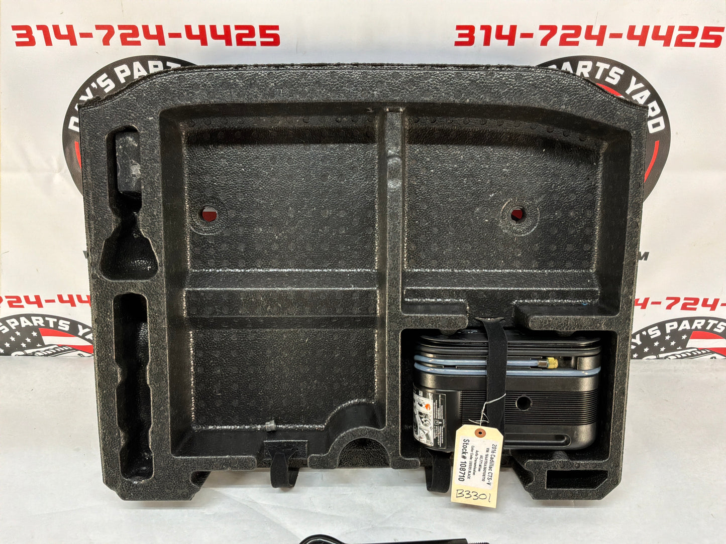 2016 Cadillac CTS-V Spare Tire Air Compressor Inflator w/ Sealant OEM