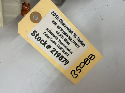 2016 Chevy SS Sedan Brake Booster Master Cylinder and Reservoir OEM