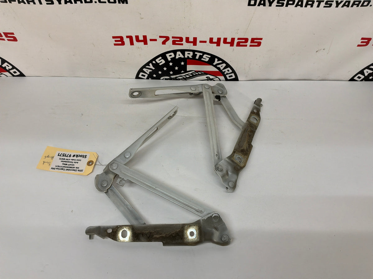 2014 Chevy Caprice PPV RH & LH Trunk Deck Lid Hinges OEM