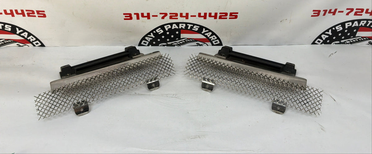 2009 Cadillac CTS-V Rear Bumper Lower Grills Panels Inserts OEM