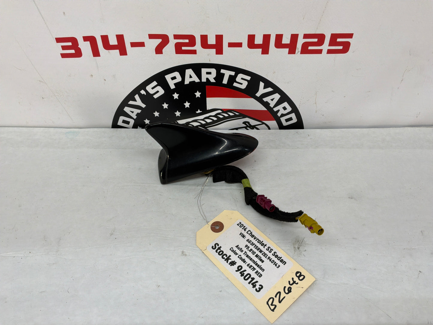 2014 Chevy SS Sedan Shark Fin Roof Antenna OEM