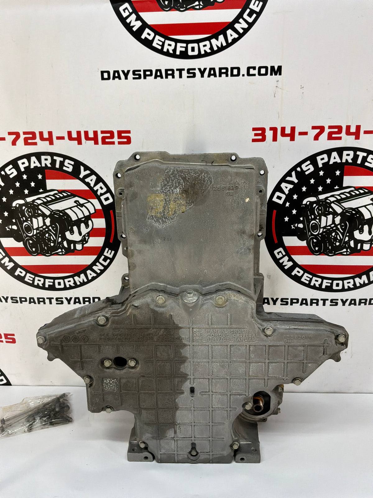 2002 Chevy C5 Corvette Convertible Aluminum Batwing Oil Pan w/ Windage Tray & Pick Up Tube OEM