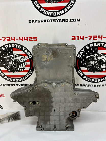 2002 Chevy C5 Corvette Convertible Aluminum Batwing Oil Pan w/ Windage Tray & Pick Up Tube OEM