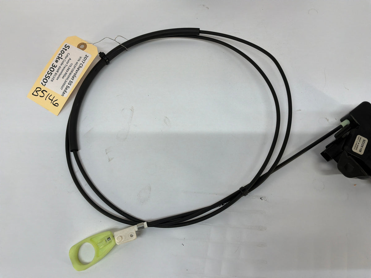 2017 Chevrolet SS Sedan Trunk Deck Lid Latch Actuator w/ Cable OEM