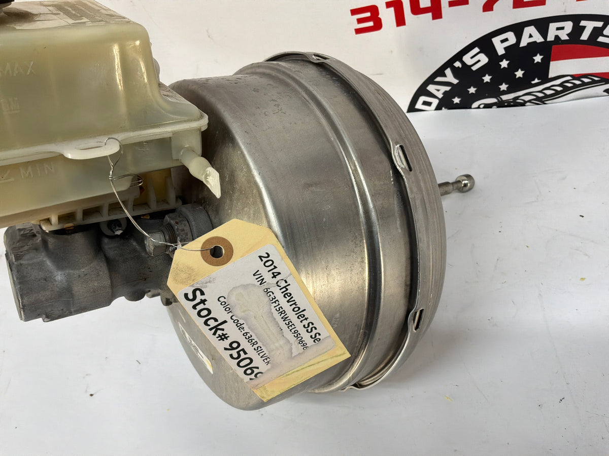 2014 Chevy SS Sedan Brake Booster Master Cylinder and Reservoir OEM