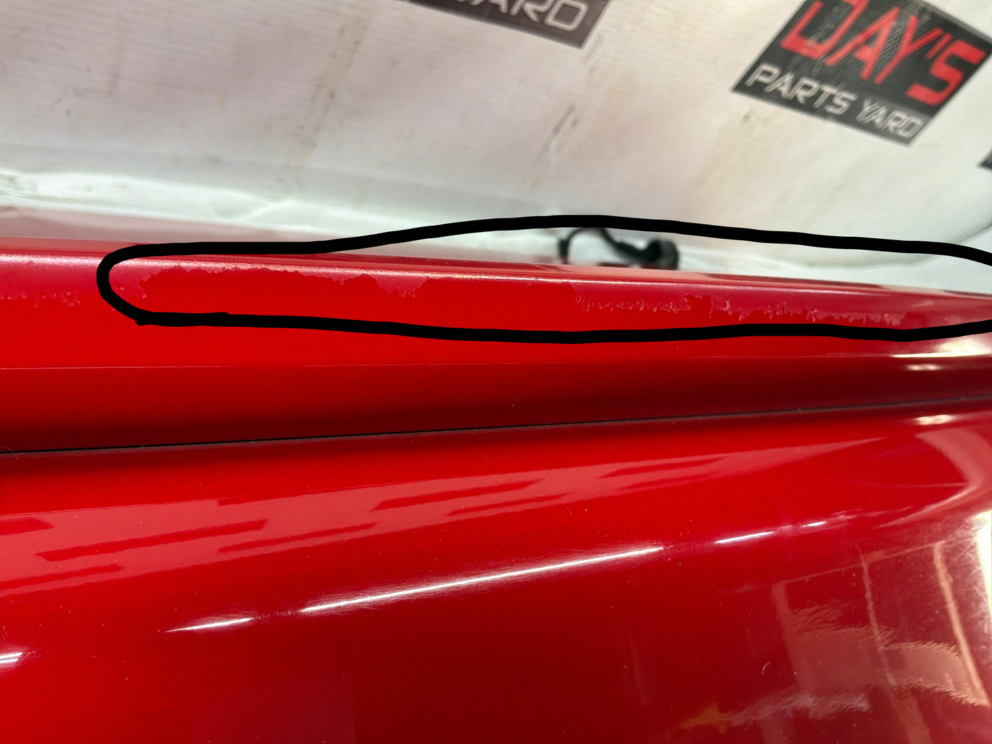 2015 Chevrolet SS Sedan Trunk Deck Lid w/ Spoiler Red OEM