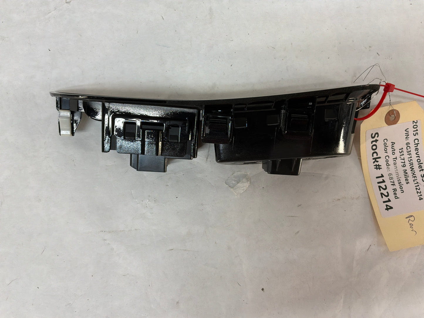 2015 Chevy SS Sedan RH Passenger Rear Window Switch Control Bezel OEM