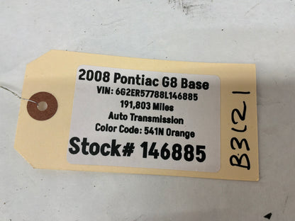 2008 Pontiac G8 Base RH & LH Center Console Side Trim Panels OEM