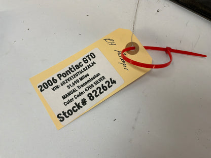 2006 Pontiac GTO RH Passenger Window Door Belt Molding Weather Strip Trim OEM