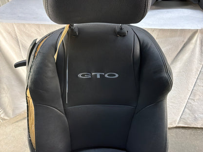2006 Pontiac GTO Seats Fronts and Rears Black Leather OEM