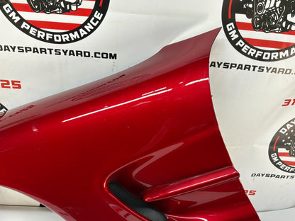 2002 Chevy C5 Corvette  LH Driver Front Fender Red OEM