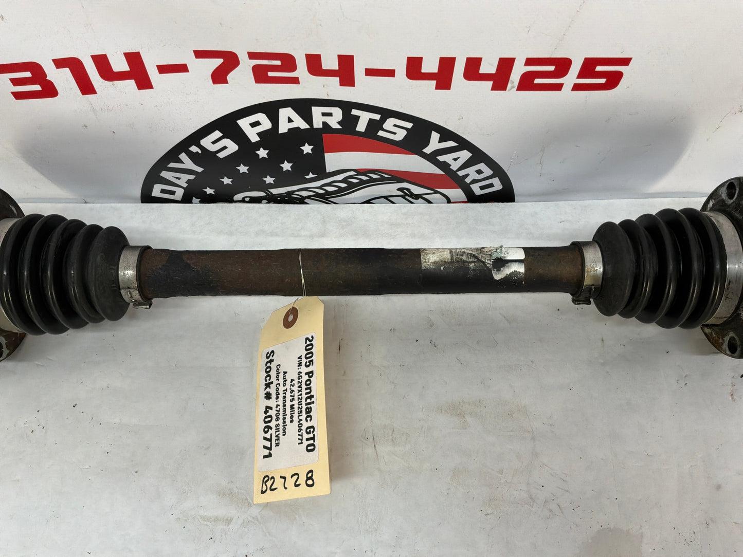 2005 Pontiac GTO LH Driver Rear CV Axle Half Shaft OEM