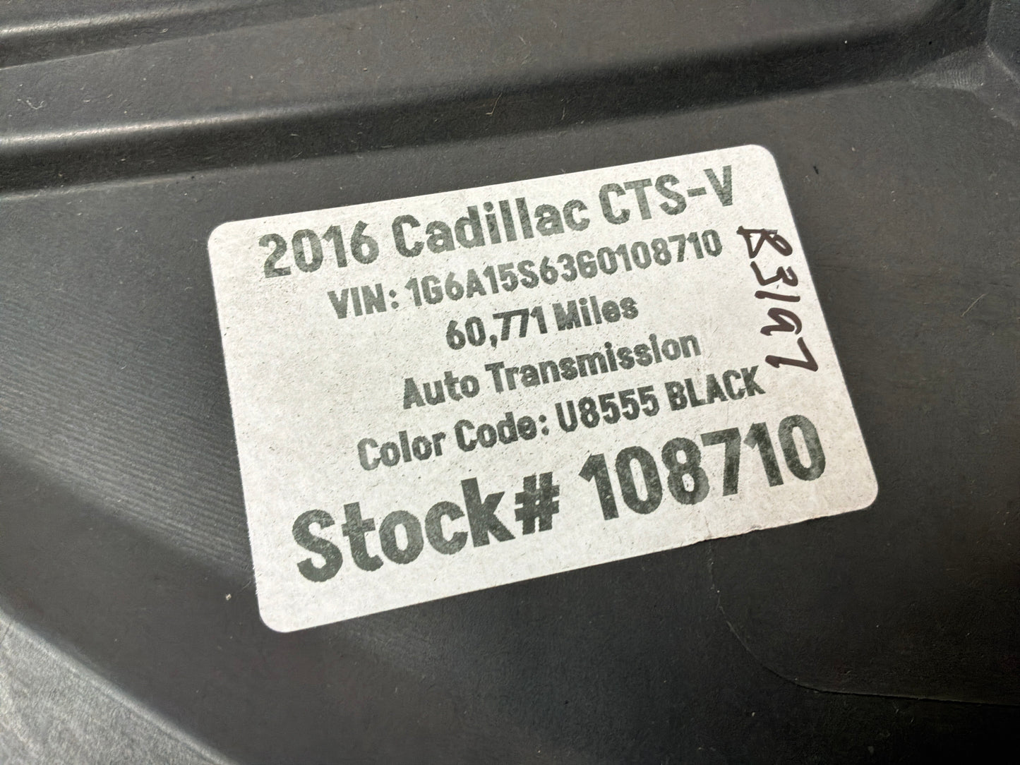 2016 Cadillac CTS-V V8 Engine Intake Manifold Cover Assembly OEM