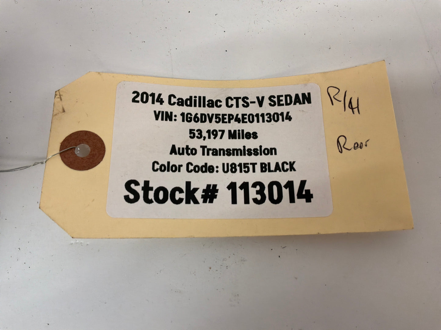 2014 Cadillac CTS-V Sedan RH Passenger Rear Suspension Upper Control Arm OEM