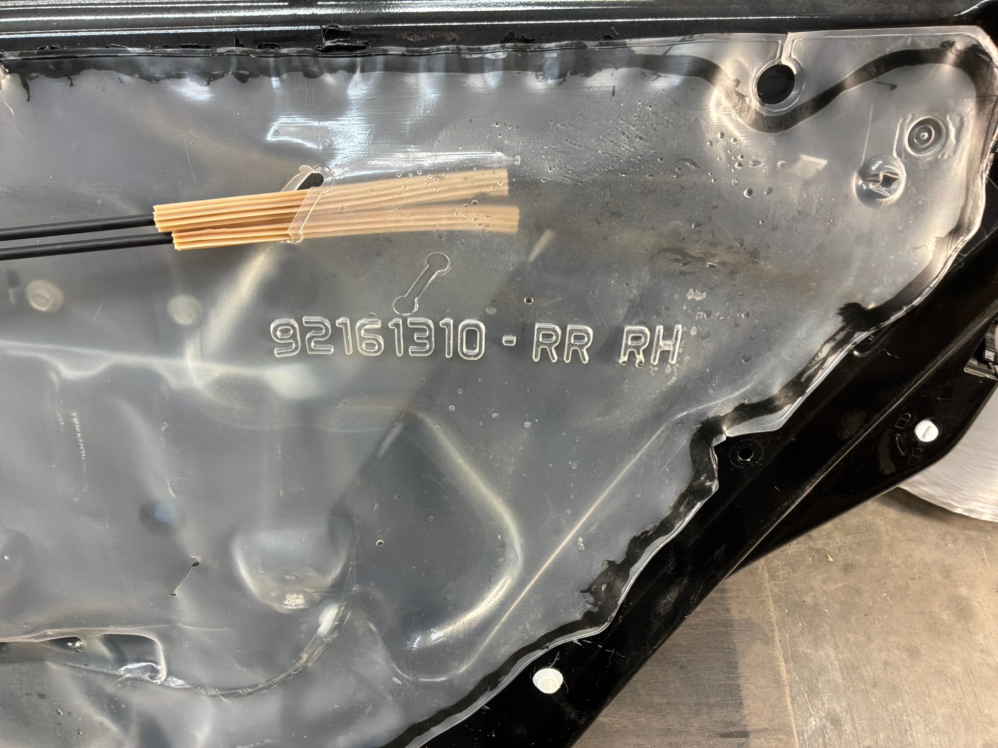 2009 Pontiac G8 GTRH Passenger Rear Exterior Door Black OEM - Day's Parts Yard