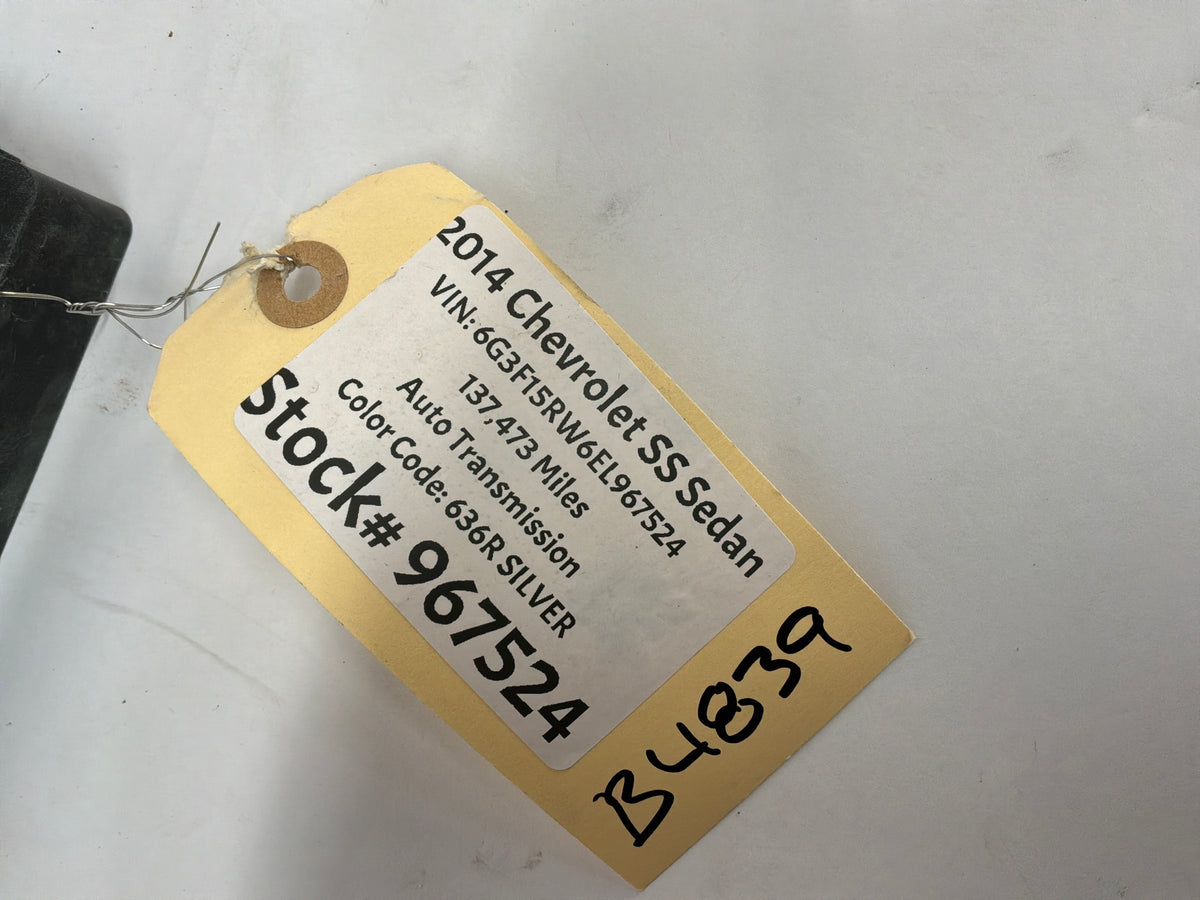 2014 Chevy SS Sedan ECM ECU PCM Computer Module Mounting Bracket OEM