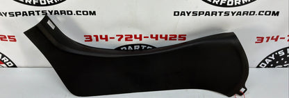 2007 Chevy C6 Corvette Convertible RH Passenger Interior Lower B Lock Pillar Trim Molding OEM