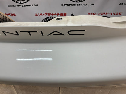 1999 Pontiac Trans Am WS6 Front Bumper White OEM