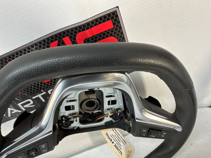 2017 Chevy SS Sedan Black Leather Steering Wheel OEM