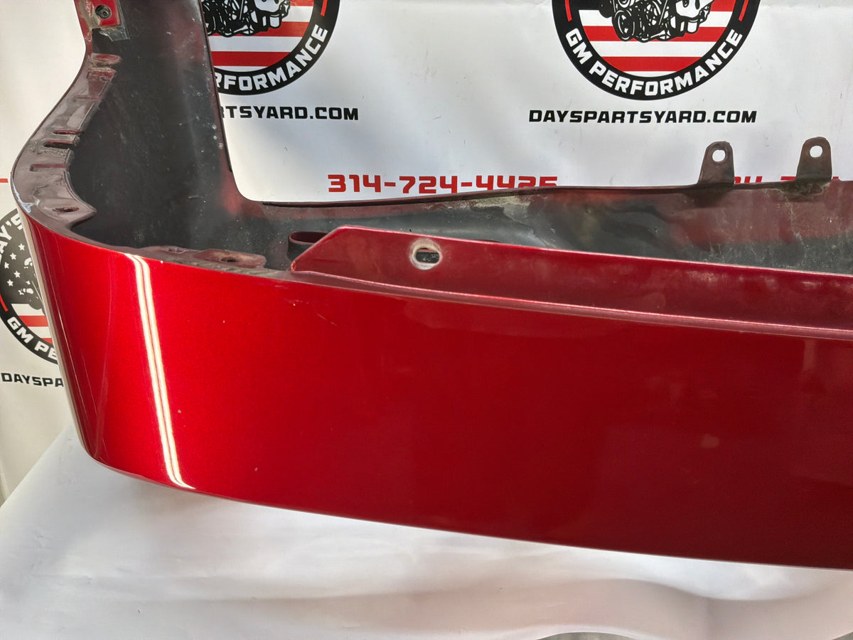 2002 Chevy C5 Corvette Rear Bumper Cover Red OEM