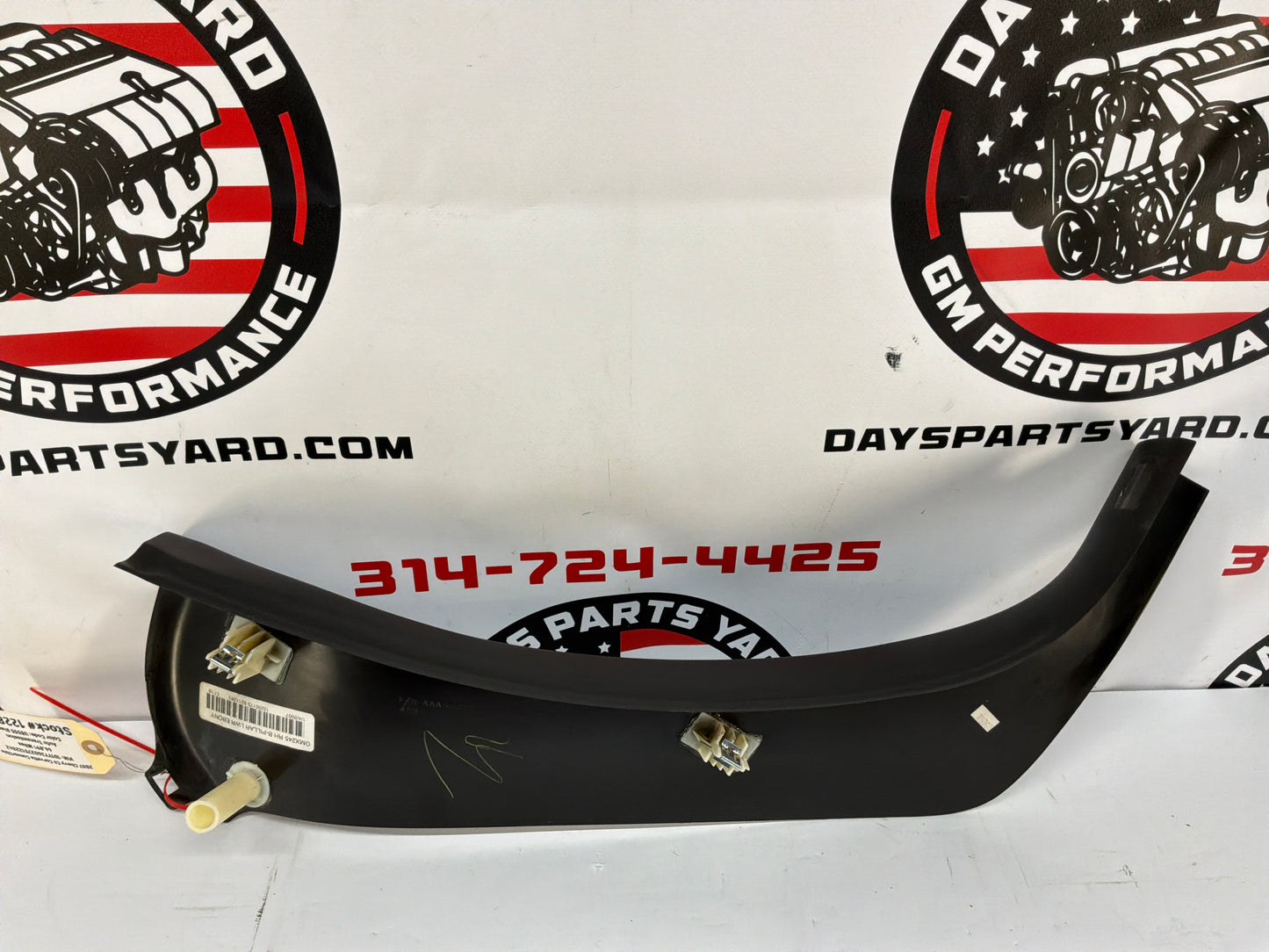 2007 Chevy C6 Corvette Convertible RH Passenger Interior Lower B Lock Pillar Trim Molding OEM