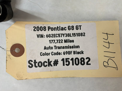 2008 Pontiac G8 GT Intake Manifold EVAP Purge Solenoid Valve Lines Tubes Hoses Lines OEM