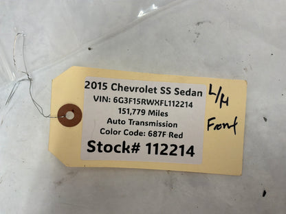 2015 Chevy SS Sedan LH Driver Front Interior Door Handle OEM