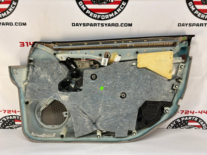 2009 Cadillac CTS-V Titanium LH Driver Front Interior Door Panel Trim OEM
