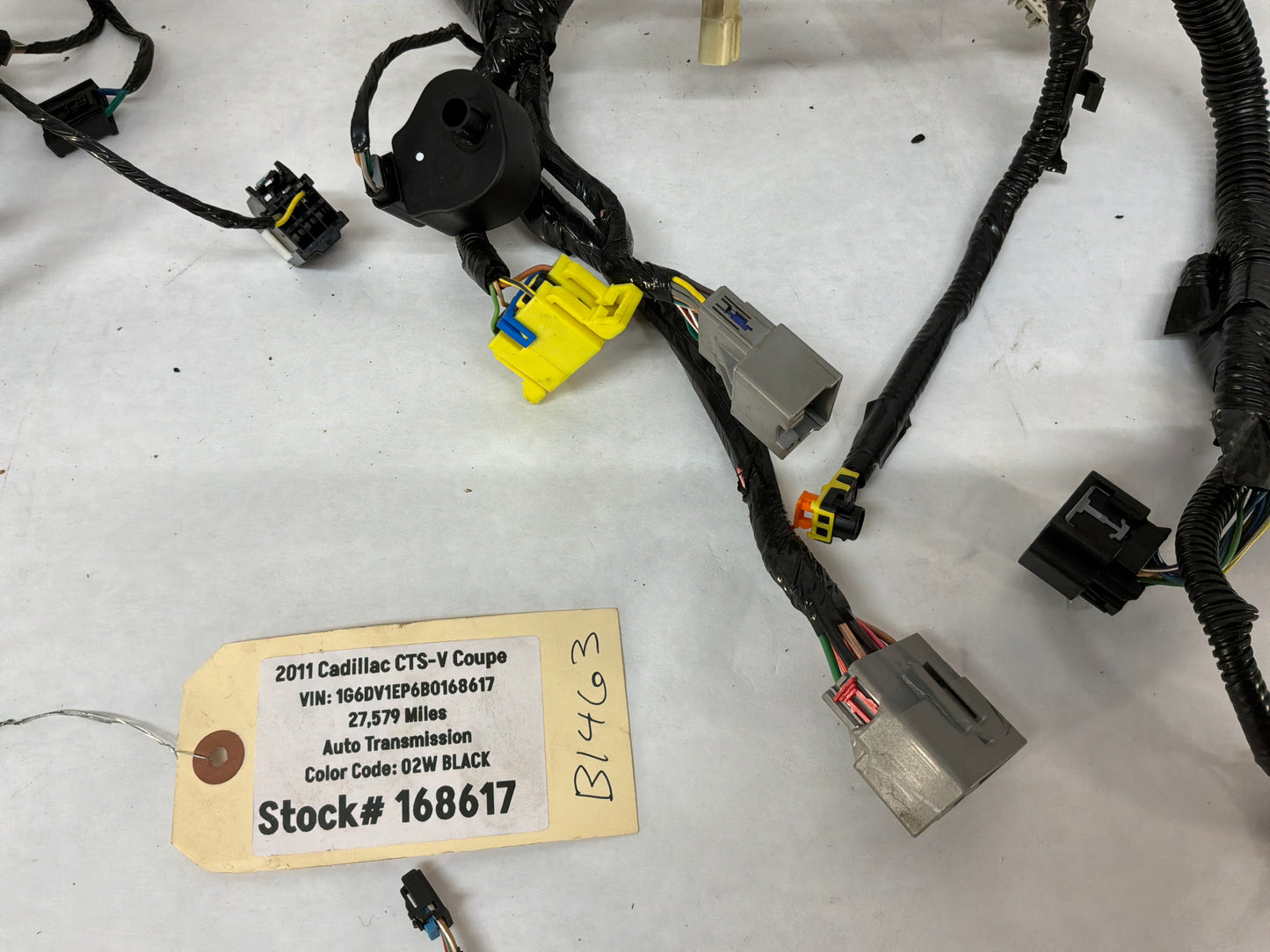 2011 Cadillac CTS-V Coupe LH Driver Recaro Front Seat Wire Wiring Harness OEM