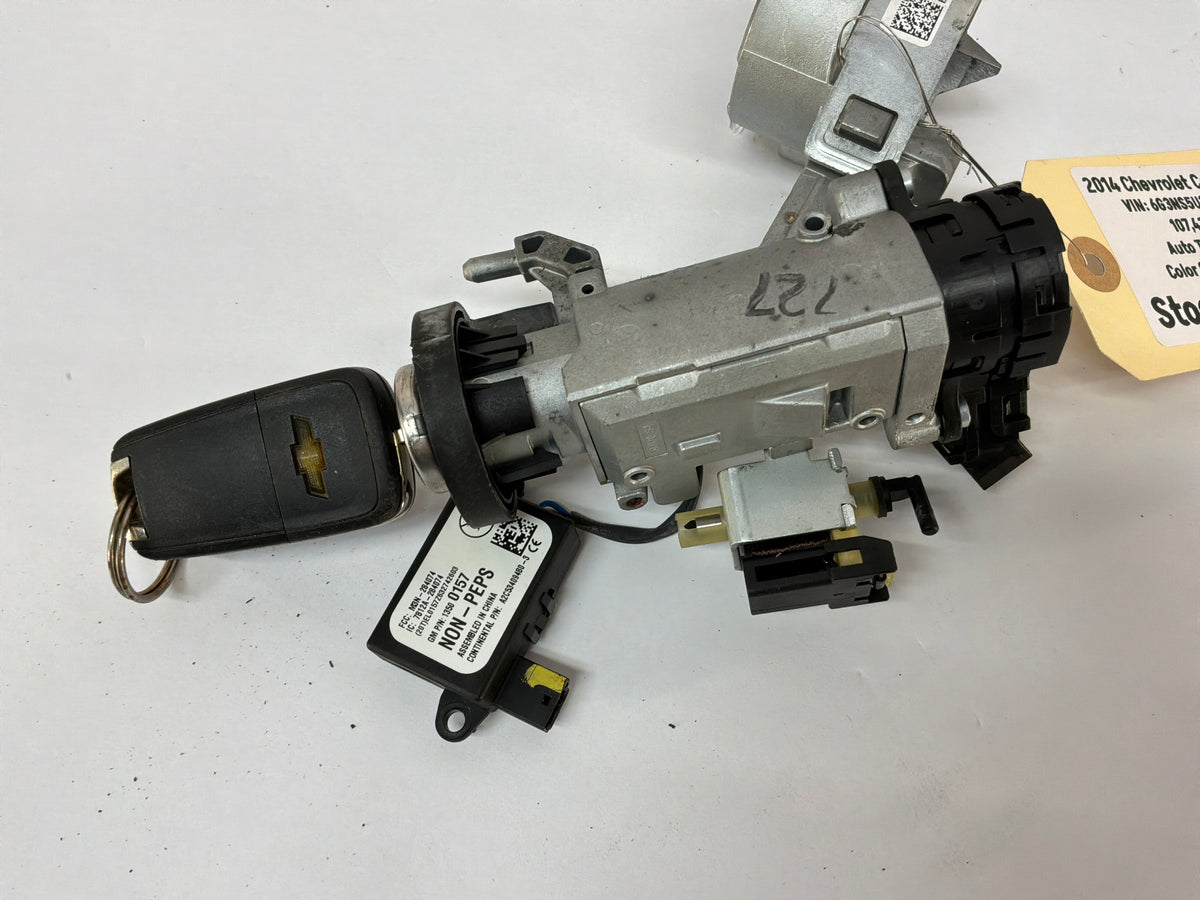 2014 Chevy Caprice PPV Ignition Switch Lock Housing Assembly w/ Key OEM