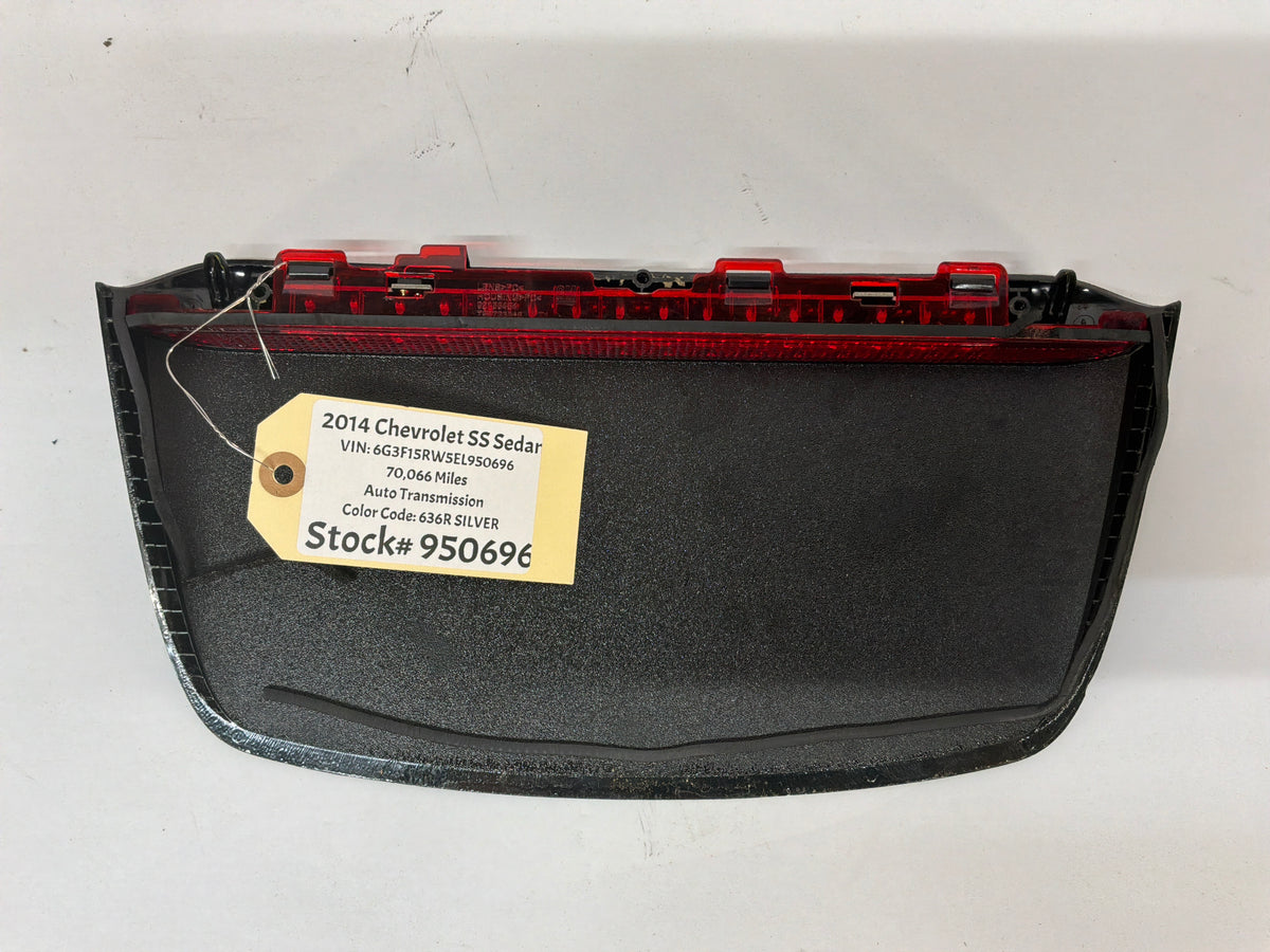 2014 Chevy SS Sedan 3rd Third High Mount Brake Light Rear Center Stop Lamp OEM