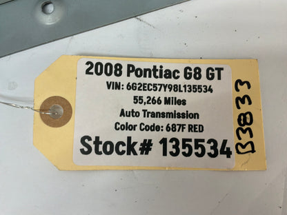 2008 Pontiac G8 GT C/D Radio Receiver Stereo Blaupunkdt Head Unit OEM