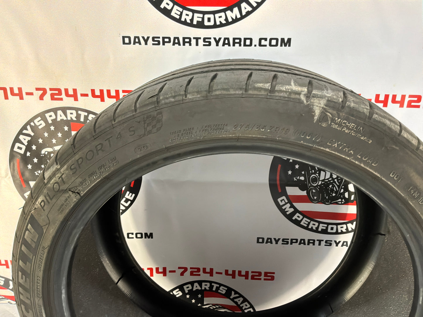 Michelin Pilot Sport 4 Season Tire 275/35/ZR19