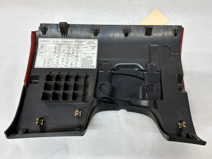 2004 Pontiac GTO Black Suede Lower Dash Knee Bolster Fuse Cover OEM