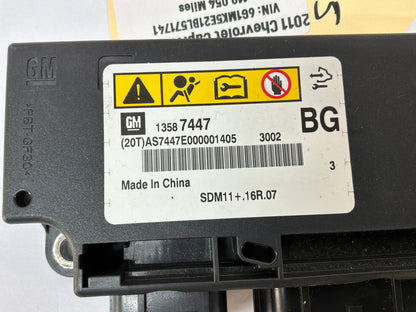 2011 Chevy Caprice PPV Air Bag Airbag Control Diagnostic Module OEM