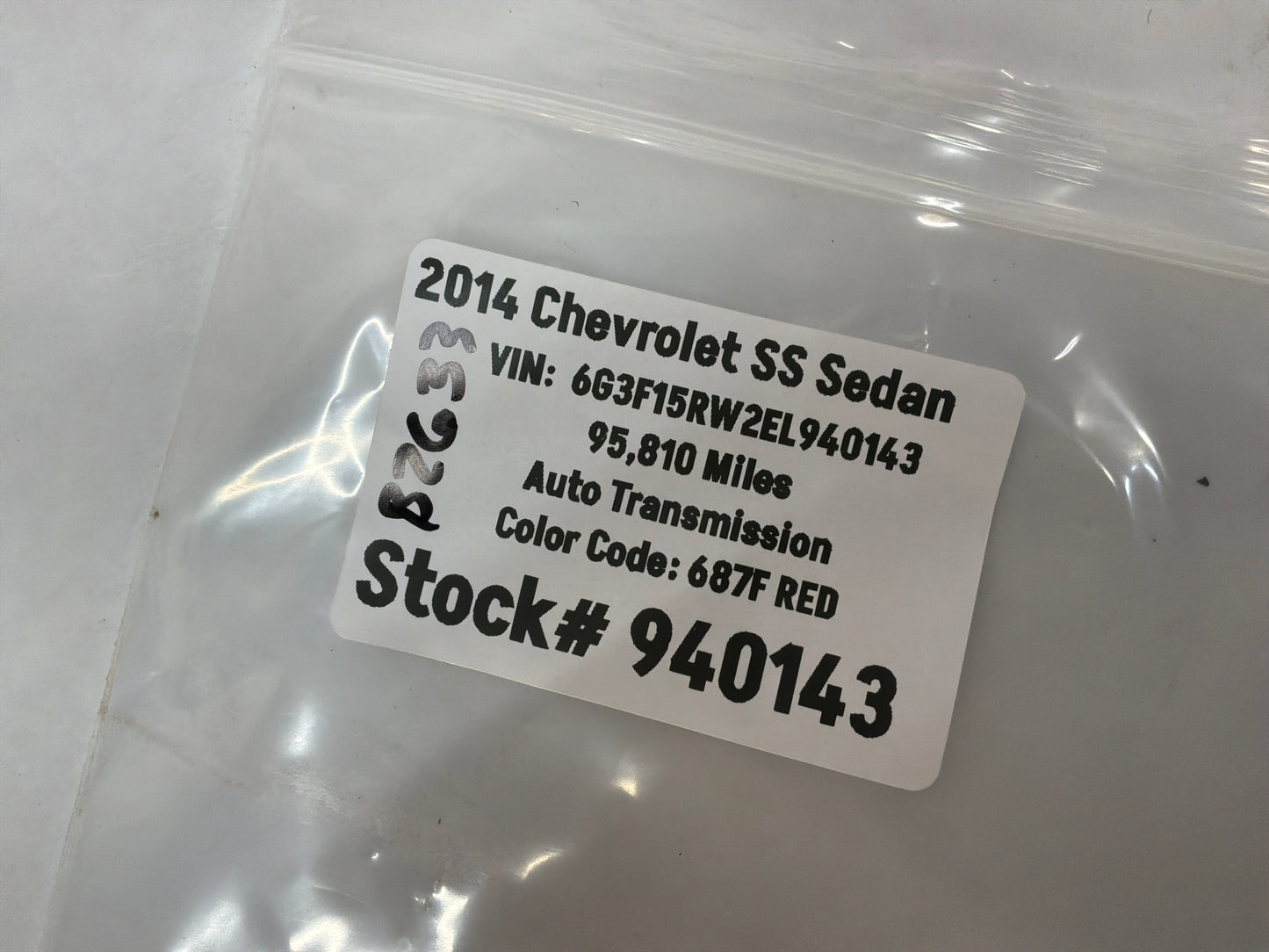 2014 Chevy SS Sedan Holden Trunk Deck Lid Emblem Badge OEM