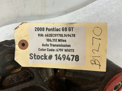 2008 Pontiac G8 GT LH Driver Rear Suspension Spindle Hub Knuckle OEM