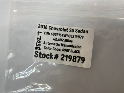 2016 Chevy SS Sedan Positive Battery Jump Start Positive Post Terminal Fuse Cover OEM