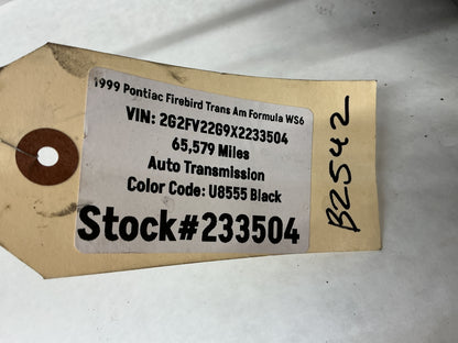 1999 Pontiac Firebird Trans Am Formula WS6 Power Brake Booster Master Cylinder Reservoir OEM