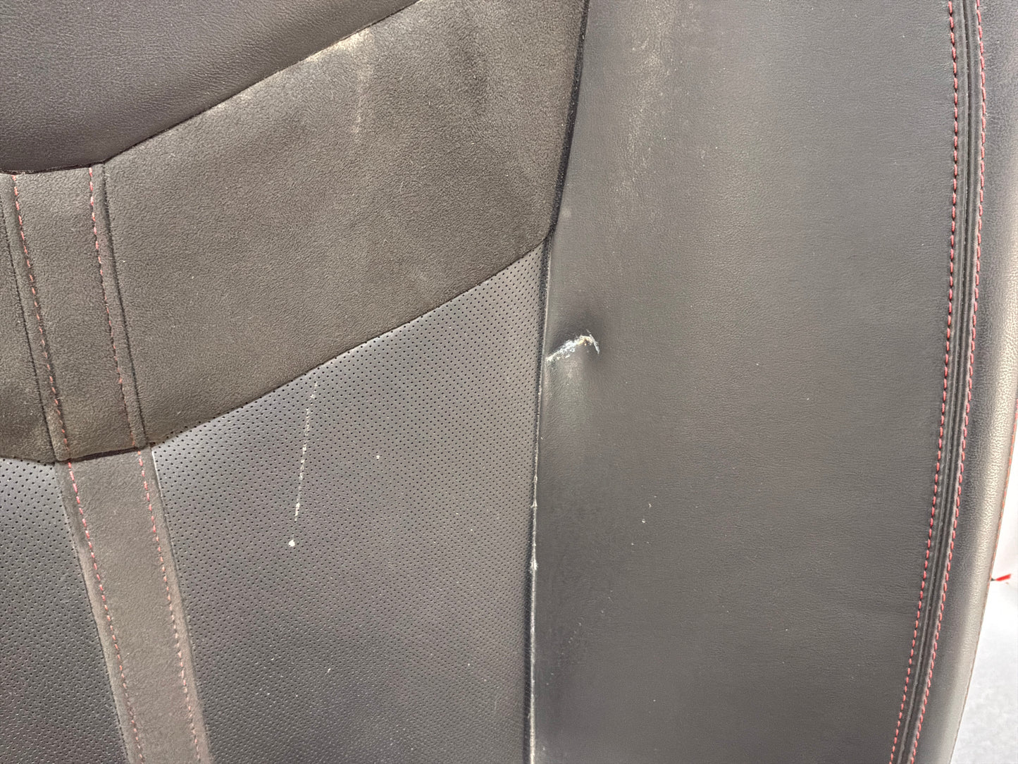 2017 Chevy SS Sedan Rear Seats Black Leather Alcantara Suede OEM