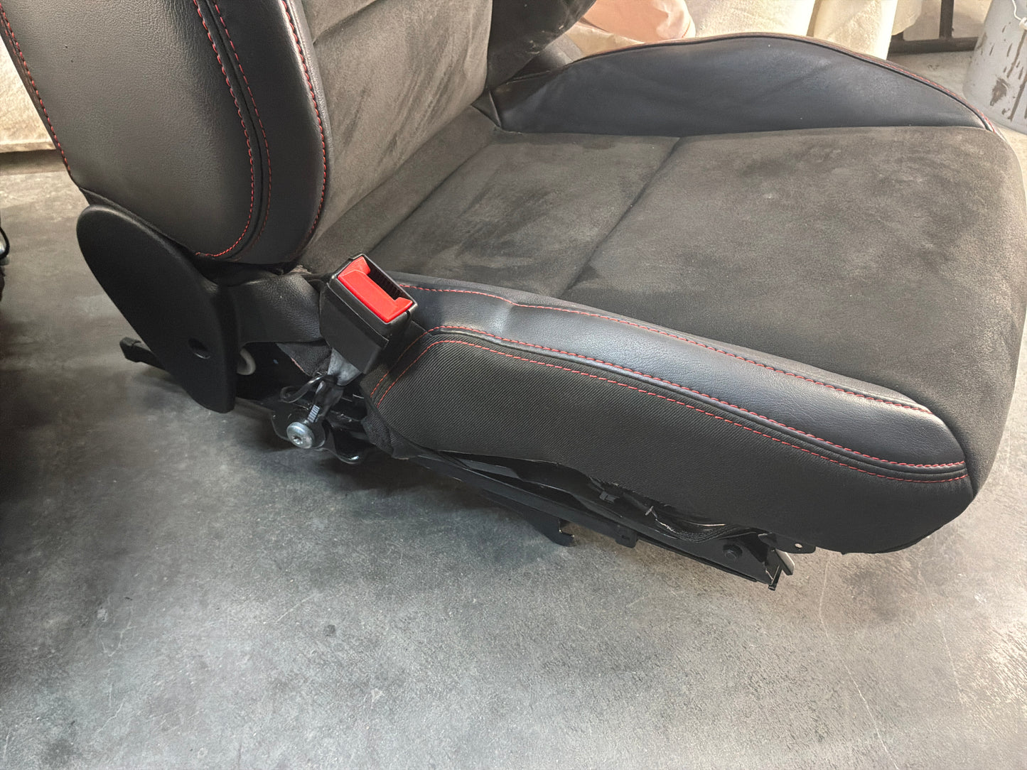 2013 Chevy Camaro ZL1 Seats Fronts & Rears Recaro Leather and Suede OEM