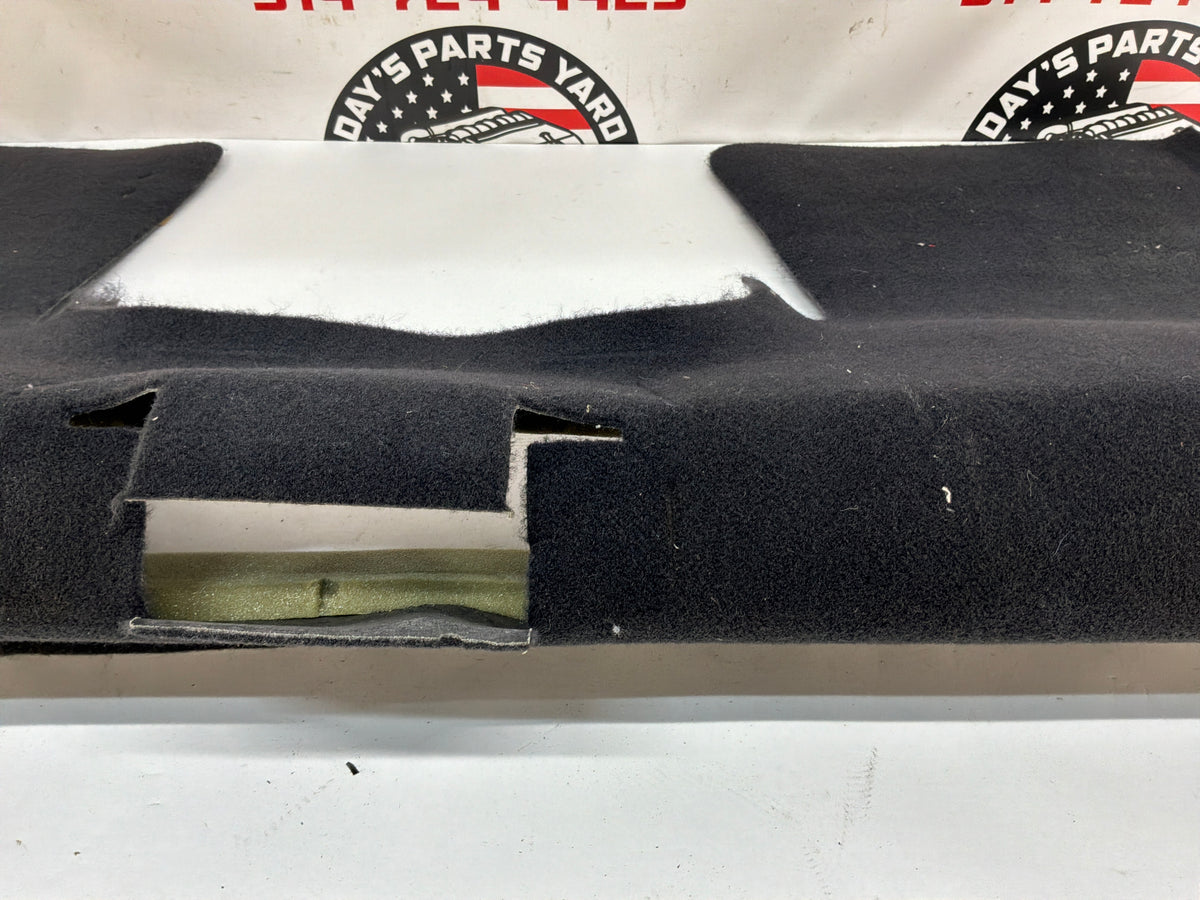 2002 Chevy C5 Corvette Convertible Rear Seat Back Inner Riser Carpet Black OEM