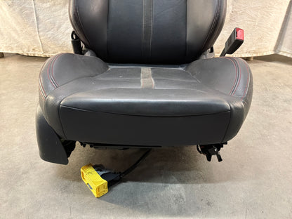 2017 Chevy SS Sedan RH Passenger Front Seat Black Leather Alcantara Suede OEM