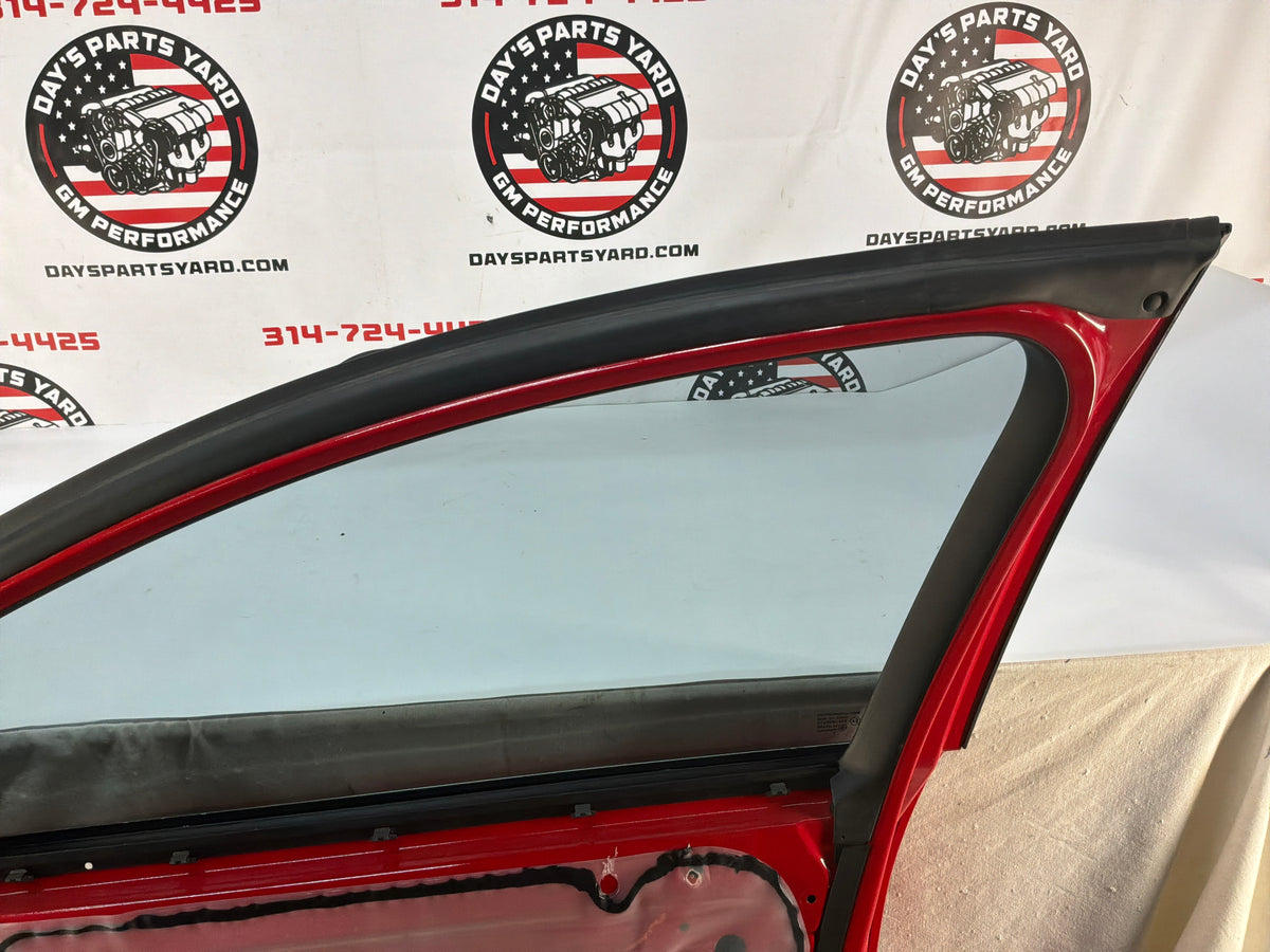 2008 Pontiac G8 GT RH Passenger Front Exterior Outside Door Red OEM