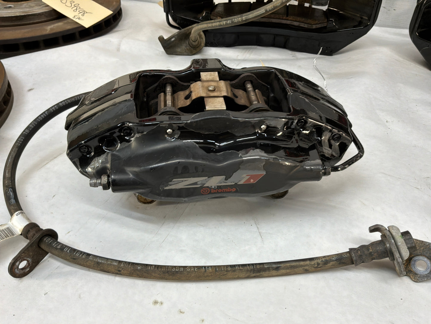 2014 Chevy Camaro ZL1 Brembo Brake Calipers & Rotors Front & Rear OEM