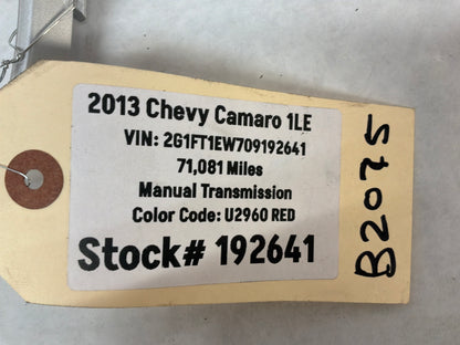 2013 Chevy Camaro 1LE Speedometer Gauge Bezel Trim OEM