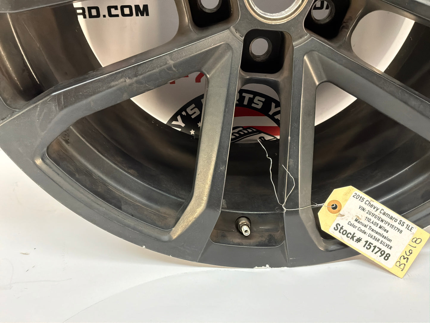 2015 Chevy Camaro SS 1LE Factory OEM 20X10 Front Wheel